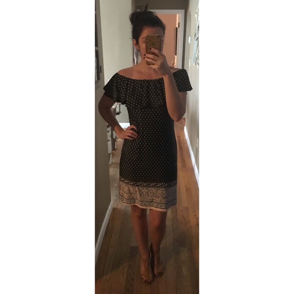 Off the shoulder dress